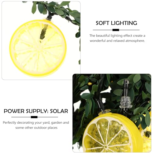 Luces de cadena LED solares decorativas para jardín 5m miniatura 6
