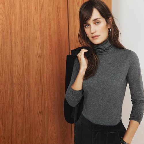 Image of Lands' End Women's Jersey Knit Turtleneck