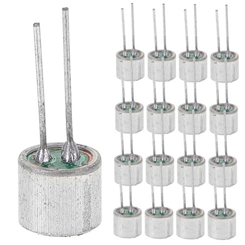 Holibanna 20Pcs High Sensitivity Electret Microphone Pickups Cylindrical Design for Precise Sound Capture Recording Studios Live Performances and Theater Systems