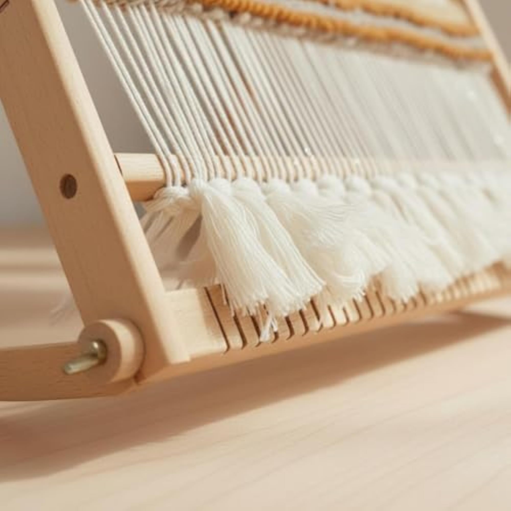 Natural Wood Weaving Loom Kit for DIY Tapestry