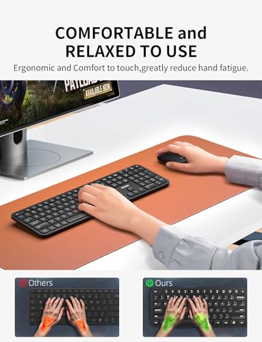 Image of Philips Wireless Keyboard and Mouse Combo,2.4G 2 in 1 Receiver Cordless Full Size Keyboard and Mice,Ultra Slim and Quiet Keyboard & Ergonomic Mice for Windows XP /7 /8 /10,Mac OS X10.4 or Higher-Black