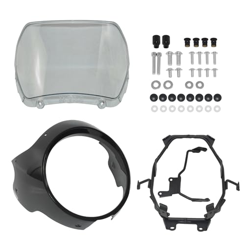 Amazon | FIRECARP バイク用 ビキニカウル フロントガラス スクリーン