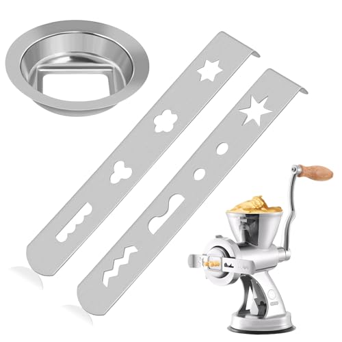 Accessorio da Pasticceria per Tritacarne,8 Stampi Inserto per Biscotti in Acciaio Inossidabile, Inserto per Biscotti Fatti, per Preparazione Di Dessert, Carne Macinata, Pasta