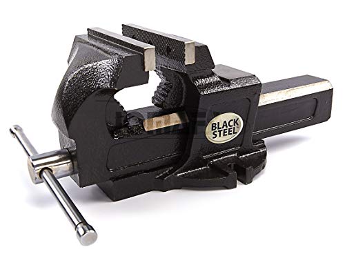 JOMAFA - TORNILLO DE BANCO 200MM CON MORDAZA PARA TUBOS Y YUNQUE PARA TALLER