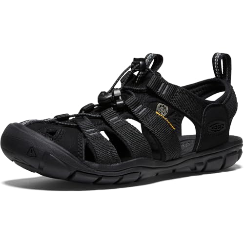 KEEN Women's Clearwater CNX Sandal, Black, 6.5