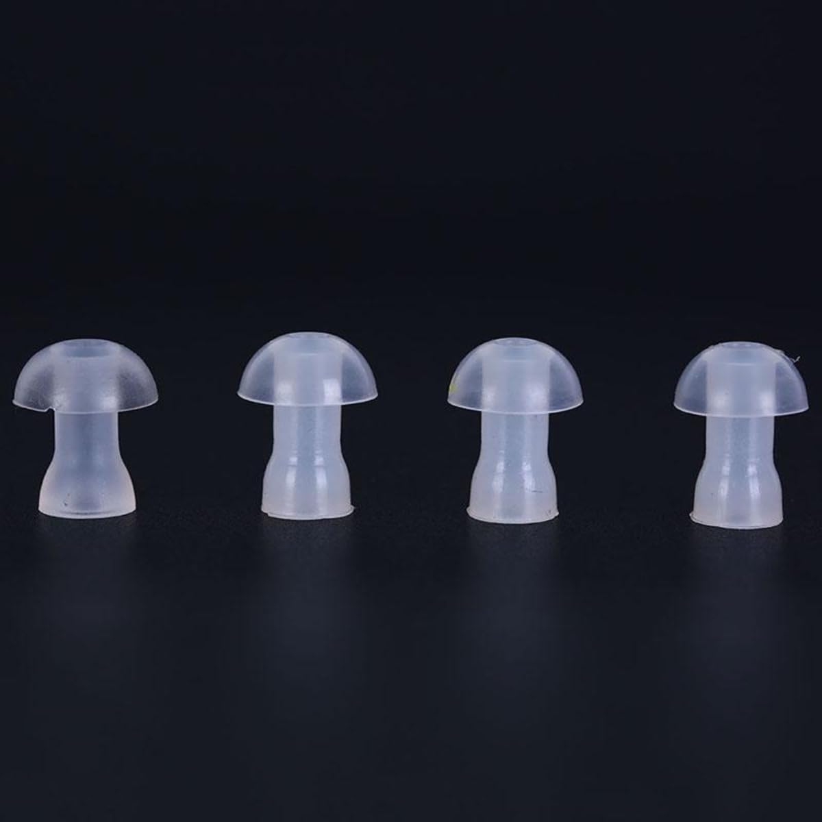 AikaStandard Coupling Set, Hearing Aid Domes With Adaptor and Tube for any Branded BTE Hearing Aid (14 MM, Pack Of 6)