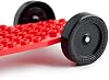 Chasis en rojo | Crea un auto personalizado con bloques Lego para correr en pistas Derby | Totalmente ensamblado y listo para correr | Diseñado para velocidad y aprendizaje STEM 6