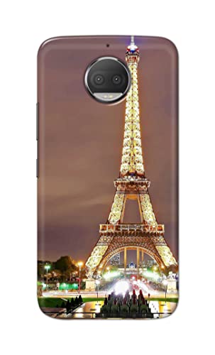 Image of PRINTFIDAA Lovers Famous Place Eiffel Tower in Paris Printed Designer Hard Case for Motorola Moto G5S Plus (5.5 inch), XT1803, XT1805, XT1806, XT1804 Back Cover -(e) RPM1009