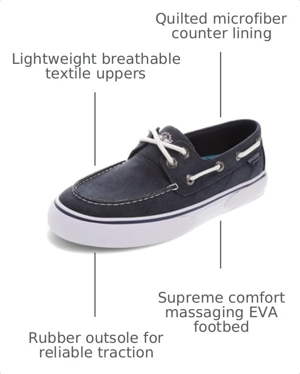 Image of DOCKERS Mens Rowe Canvas Boat Shoe | Casual Shoes