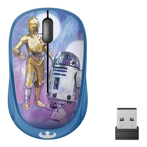 Mouse De Computadora, Personal Computer STEREN Mini Mouse inalámbrico 1 200 dpi Star Wars Modelo R2D2