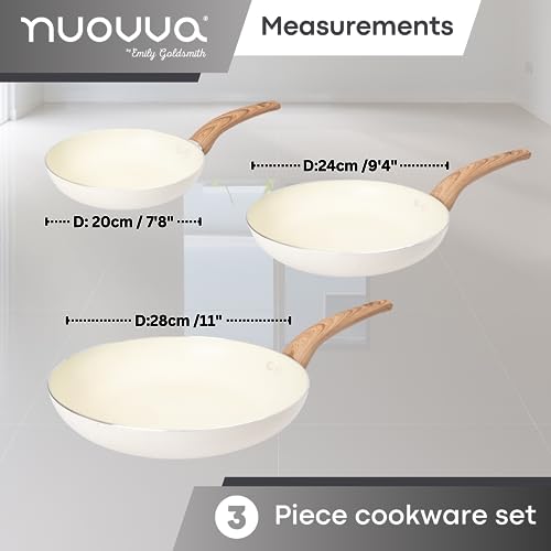 Imagen de nuovva Juego de sartenes de inducción detalle