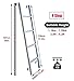 FAFACAI Bunk Bed Ladder 45in/ 50in/ 55in/ 59in Twin Bed Bunk Ladder, Space-Saving Car Boat Home Bedroom College Dorm Replacement Ladders, Easy to Assemble (Size : 150cm/59) (OneColor 130cm/50)