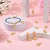 Ornaland 10 Pcs Oval Holy Virgin Maria Charms 18K Gold Plated Brass Cubic Zirconia Maria Pattern Pendants for Jewelry Making
