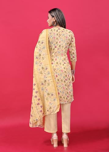 Image of Women's Kurta and Pant Set, Cotton