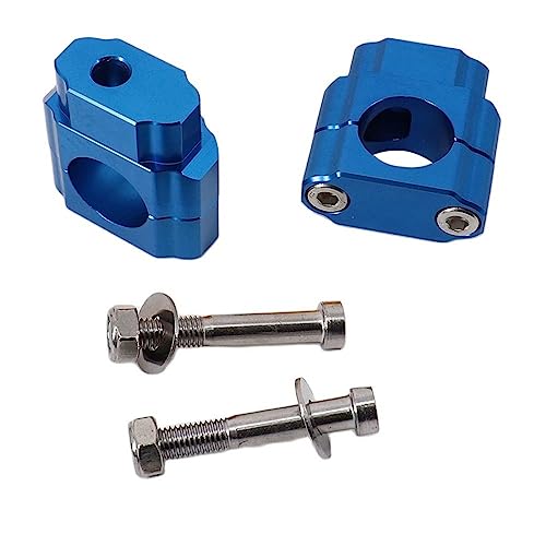 Guidon riser R1200GS réglage hauteur pince de fixation guidon moto M10 bleue