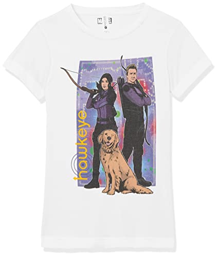 T-shirt Marvel Hawkeye fille blanc vêtement été taille S