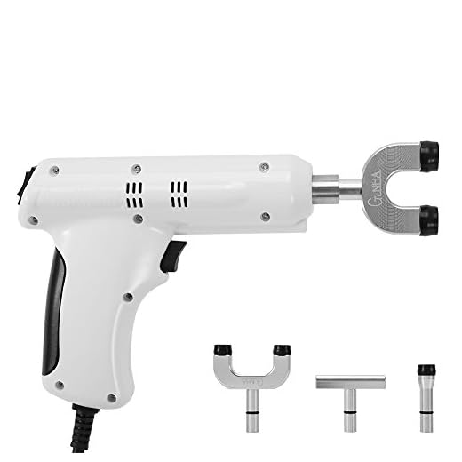 ZJchao Electric Spine Chiropractor, Chiropractic Adjusting Tool Massage Machine Portable Massager for Men Women Adjust Vertebration and Thoracic Scoliosis Spine Chiropractic Massage Body Relax Tool