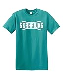CreateMyTee | Seahawks Logo One Color T-Shirt | (Jade Dome, Medium)