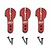 10PCS ShareGoo 25T Aluminum Servo Horns Arms M3 Threads Metal Steering Arm for RC Car Truck Buggy Airplane-Red