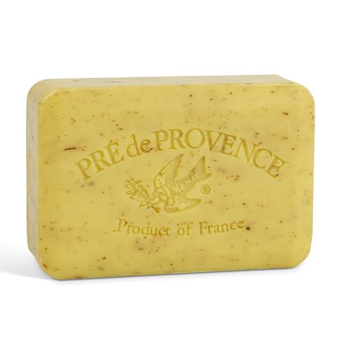 Image of Pre de Provence Artisanal Soap Bar, Enriched with Organic Shea Butter, Natural French Skincare, Quad Milled for Rich Smooth Lather, 8.8 Ounce, Lemongrass