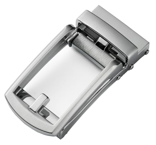 CHAOREN 32mm Ratchet Belt Buckle Only for 1 1/4 Slide Belt Strap - Automatic Click Buckle Adjustable