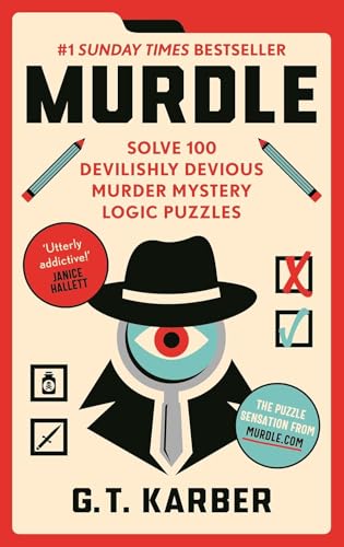 Image of Murdle Puzzle Series 4 Books Collection Set By G. T. Karber (Murdle, Murdle: More Killer Puzzles, Murdle: Even More Killer Puzzles & Murdle: The School of Mystery)