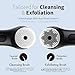NågraCoola Electric Facial Cleansing Brush – Rechargeable Waterproof Face Scrubber for Women & Men, 2 Brush Heads for Deep Pore Cleansing & Gentle Exfoliation, 3 Speeds, Auto-Timer