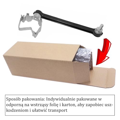 WZLUTAAO Verbindungsstange für die horizontale Steuerung des linken vorderen Scheinwerfers, Autoteile kompatibel mit Passat 3B Superb 3U Audi A4/S4 8D A6/S6 4B RS4 8D RS6/RS6 4B 8D0941299B