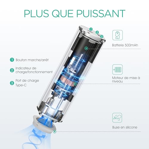 Machine sous vide alimentaire portable pour éviter les odeurs du frigo - 4