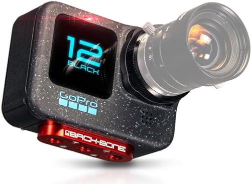 Back-Bone Ribcage H12PRO Modified MFT M12 CS C Mount with Hero12 Black Sports Action Professional Camera
