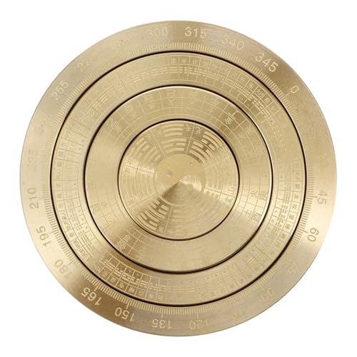 Compass Metal Mini Bagua Feng Shui Portátil de Cobre miniatura 1