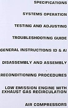 Paperback Cat Caterpillar 3208 Diesel Truck Engine Service Manual Serial No. 40S1-Up Book