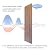 2 Pack Wood Slat Acoustic Wall Panels 47.2" x 11.8" Sound Absorbing Panels for Interior Decor and Room Acoustic Treatment Panel for Ceiling and Wall (Walnut)