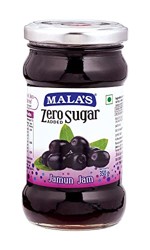 Image of Mala's, Zero Sugar Jamun Jam 350g, 1 count