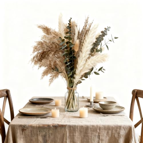 Ramo Boho de Pasto Pampas con Lavanda y Eucalipto miniatura 5