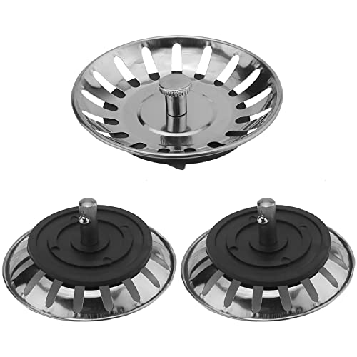 Colador para Fregadero de Cocina Acero Inoxidable 79 mm