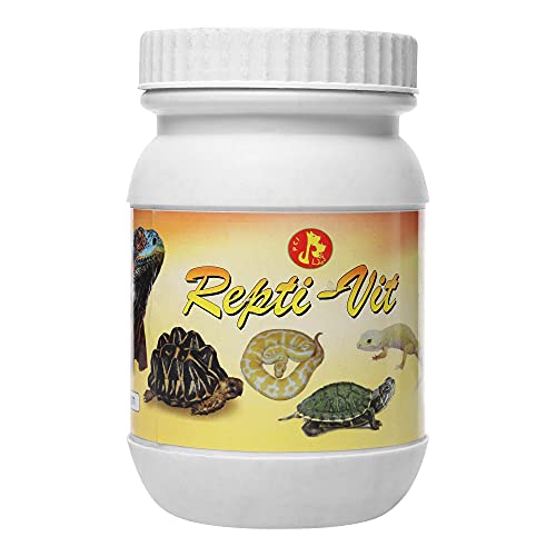 Image of Pet Care International (PCI) Repti-VIT || Provide Essential Vitamin & Nutrients || Healthy Reptile and Amphibians Healthcare (100 Grm, Repti VIT)