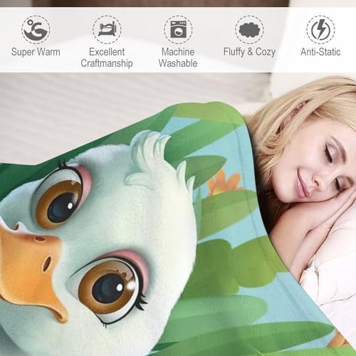 Couverture canard douce 130x150cm : une idée cadeau originale pour le lit - 4