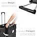 tectake® Einkaufswagen, Trolley Einkaufstrolley klappbar bis 35 kg, Handwagen Einkaufskorb mit...