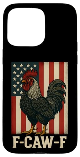 Caw Chicken Rooster Bird USA  Be[W Y fB[X X}zP[X iPhone 15 Pro Max p