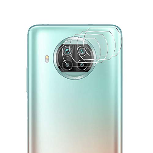 Aerku Cámara Trasera Lente Protector de Pantalla para Xiaomi Mi 10T Lite 5G [4 Piezas],[Cobertura Completa] HD Sin Burbujas Cristal Templado Cámara Protector para Xiaomi Mi 10T Lite 5G [Transparente]