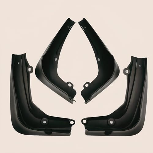 Guardabarros para Tesla Model S 2021-2025 y protector de salpicaduras trasero 4