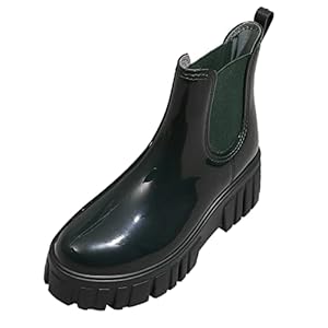 Generisch Gummistiefel Damen Halbhohe Regenstiefel
