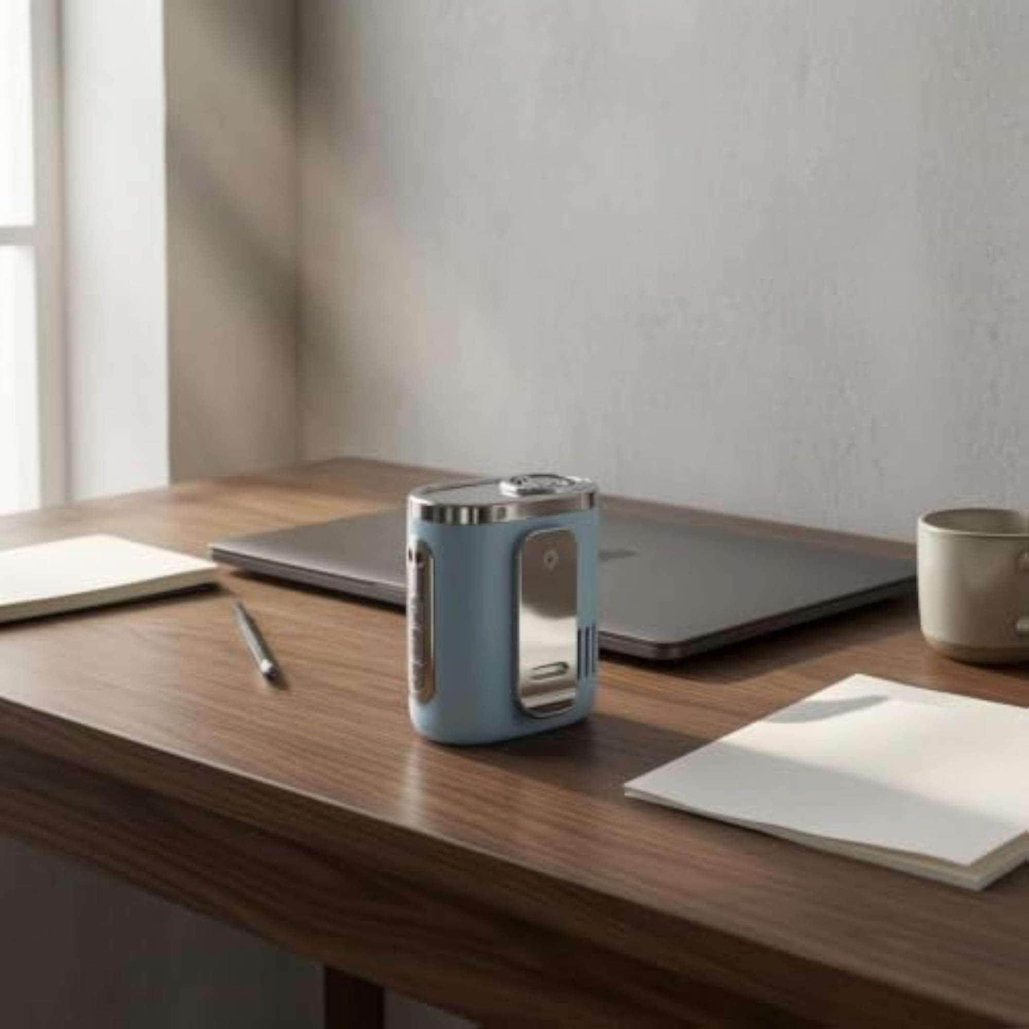 Type-C Charging Portable Clip Fan in White