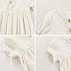 Ecojoy Baby Girl Vest 3PCs Grow Long/Short Sleeve Summer Fall Bodysuit with 3 Headbands/Hats