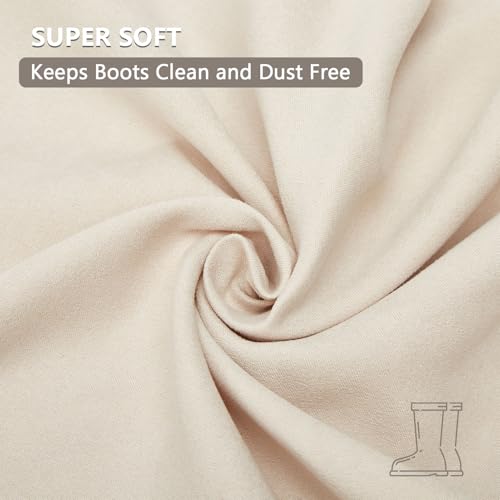 LAKE OF FIRE Boot Bag for Cowboy Boots - Travel Boot Storage Bag for Cowboy Boot Protection (21" X 12")4