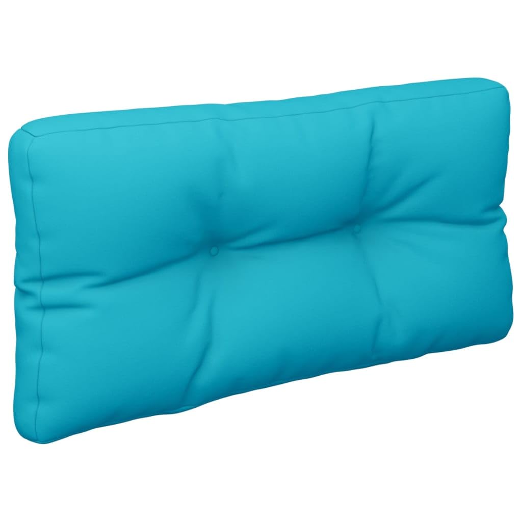 Juego de 2 cojines para palets (80 x 80 cm, cojines de asiento y respaldo de 12 cm de grosor, poliéster irrompible, para balcón, muebles de jardín, accesorios