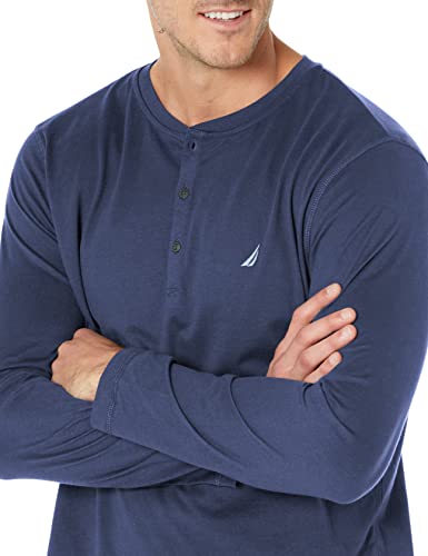 Nautica Men's Long Sleeve Henley Pajama Top3