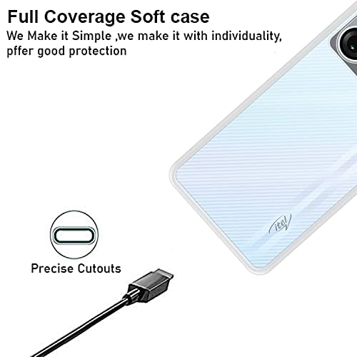 Image of Back Cover for ITEL P40 Back Cover | Slim Soft Back Case for ITEL P40 (Transparent)