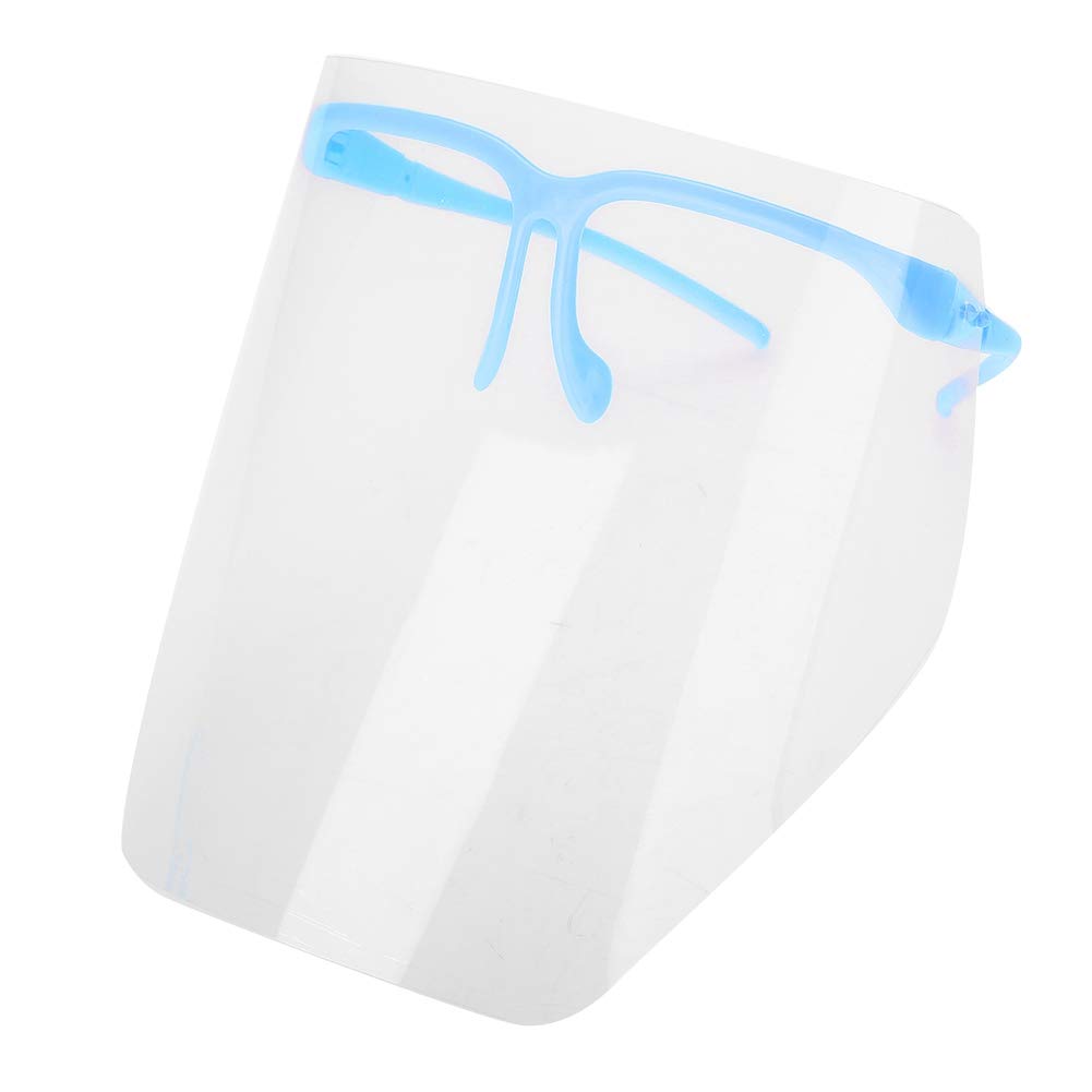 Protector Facial Reutilizable con Visera Antivaho, 10 Piezas, Azul